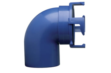 Image of Prest-O-Fit Universal 90 deg Sewer Hose Adapter, Blue, 1-0020