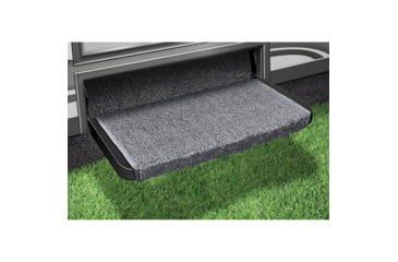 Image of Prest-O-Fit Wraparound+Plus RV Step Rug, Stone Gray, 20in, 2-1073