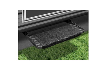 Image of Prest-O-Fit Wraparound RV Step Rug, Black, 18in, 2-1042