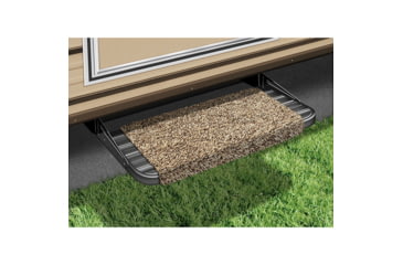 Image of Prest-O-Fit Wraparound RV Step Rug, Brown, 18in, 2-0041