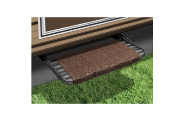Image of Prest-O-Fit Wraparound RV Step Rug, Espresso, 18in, 2-1040
