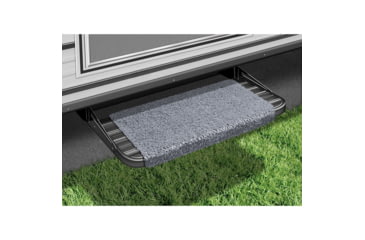 Image of Prest-O-Fit Wraparound RV Step Rug, Stone Gray, 18in, 2-1043