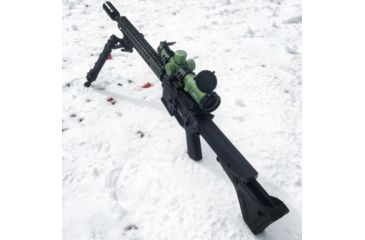 Image of Pride Fowler Industries RR-Evolution-3G Rifle Scope, 1-6x24mm, 30mm Tube, First Focal Plane, Red Illumination, Rapid Reticle 3G BDC Reticle, Green, RR007-FDE