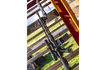 Image of Pride Fowler Industries RR-Evolution-3G Rifle Scope, 1-6x24mm, 30mm Tube, First Focal Plane, Red Illumination, Rapid Reticle 3G BDC Reticle, Green, RR007-FDE