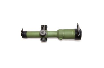 Image of Pride Fowler Industries RR-Evolution-3G Rifle Scope, 1-6x24mm, 30mm Tube, First Focal Plane, Red Illumination, Rapid Reticle 3G BDC Reticle, Green, RR007-FDE