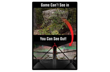 Image of Primal Treestands Primal Harvester One Way See Thru Deluxe Blind