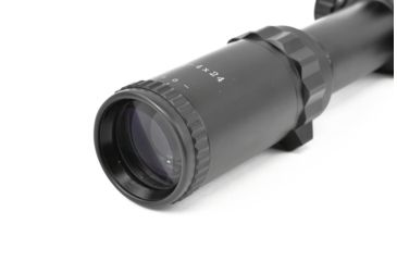 Image of EDEMO Primary Arms Classic Series Rifle Scope, 1-4x24mm, Second Focal Plane, Duplex Dot Illuminated Reticle, Black, 610001, EDEMO1