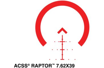 Image of Primary Arms 1-6X24mm First Focal Plane Rifle Scope w/ACSS Raptor 7.62 Reticle, Black, PA1-6X24FFP-R-7.62