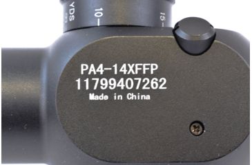 Image of Primary Arms 4-14x44mm Rifle Scope, Mil-Dot, Black PA4-14XFFP