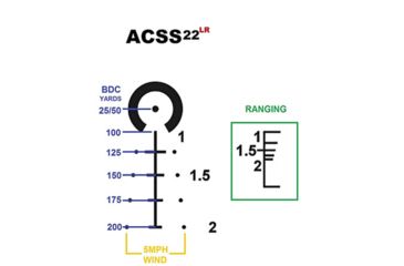 Image of Primary Arms 6X Scope with the Patented ACSS 22LR Reticle, Black PA6X32-22LR