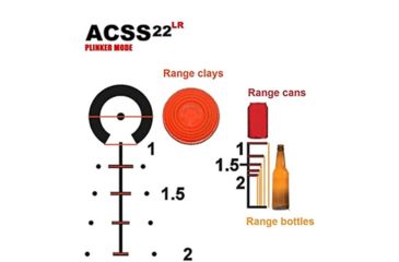 Image of Primary Arms 6X Scope with the Patented ACSS 22LR Reticle, Black PA6X32-22LR