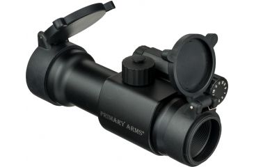 Image of Open Box Demo, Primary Arms SLx 30mm Waterproof Red Dot, 2 MOA Dot w/Flip Caps &amp; Battery, Black, PA30MMRD-AD