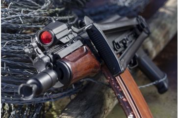 Image of Open Box Demo, Primary Arms SLx Micro Dot w/Removable Case, Rotary Knob and up to 50K-Hour Battery Life, 2 MOA Dot Reticle, Black MD-RB-AD