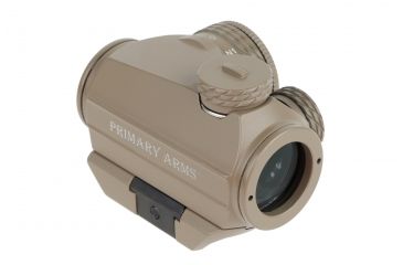 Image of Open Box Demo, Primary Arms SLx Micro Dot with Rotary Knob and up to 50K-Hour Battery Life, 2 MOA Dot Reticle, Flat Dark Earth, MD-RB-AD-FDE