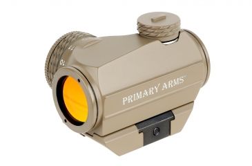 Image of Open Box Demo, Primary Arms SLx Micro Dot with Rotary Knob and up to 50K-Hour Battery Life, 2 MOA Dot Reticle, Flat Dark Earth, MD-RB-AD-FDE