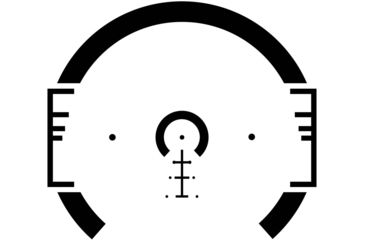 Image of Primary Arms SLx Gen II 3x Compact Prism Scope,Illuminated ACSS CQB-M2 5.56 Reticle, Black, PAC3X-GENII-ACSS-5.56