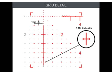 Image of Primary Arms GLx 6-24x50 FFP Rifle Scope, 30mm, Illuminated Athena BPR Mil Reticle, Black, 610133