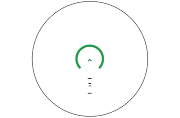 Image of Primary Arms GLx MicroPrism Prismatic Red Dot Sight, 1x, Illuminated Green ACSS Cyclops Gen 3 Reticle, Black, 710072