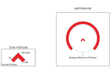 Image of Primary Arms GLx MicroPrism Prismatic Red Dot Sight, 1x, Illuminated Red ACSS Cyclops Gen 3 Reticle, Black, 710071