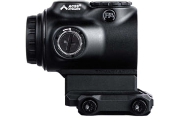Image of Primary Arms GLx MicroPrism Prismatic Red Dot Sight, 1x, Illuminated Red ACSS Cyclops Gen 3 Reticle, Black, 710071