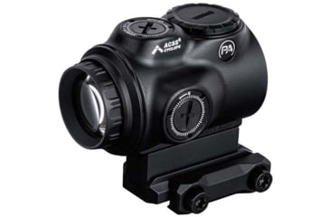 Image of Primary Arms GLx MicroPrism Prismatic Red Dot Sight, 1x, Illuminated Red ACSS Cyclops Gen 3 Reticle, Black, 710071