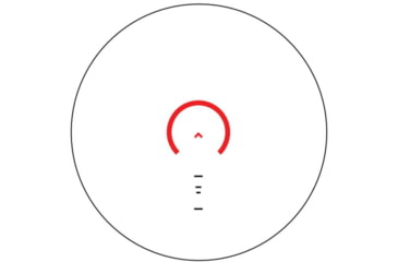 Image of Primary Arms GLx MicroPrism Prismatic Red Dot Sight, 1x, Illuminated Red ACSS Cyclops Gen 3 Reticle, Black, 710071