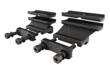 Image of Primary Arms GLx Micro Red Dot Rider Mount, Lower 1/3 Cowitness w/ Additional Spacer, Black, 910089