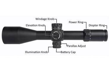 Image of Primary Arms PLx 6-30x56 FFP Rifle Scope w/ACSS HUD DMR Reticle, Black PA6-30X56FFP-ACSS-HUD-DMR