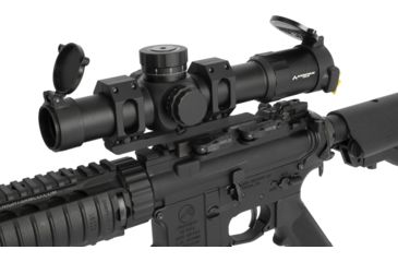 Image of Primary Arms Platinum Series 1-8X24mm FFP Rifle Scope - Illuminated ACSS Raptor M2 5.56 Reticle, Black, PAPLX8-1-8X24F-RAPTOR-5.56