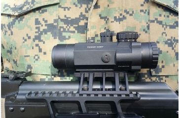 Image of Primary Arms SLx 4X Compact Prism Scope with the Patented 7.62X39/300BO ACSS Reticle, Black PAC4XAK300BO