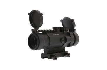 Image of Primary Arms SLx 4X Compact Prism Scope with the Patented 7.62X39/300BO ACSS Reticle, Black PAC4XAK300BO