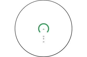 Image of Primary Arms SLX 1x Micro Prism Scope w/Green Illuminated ACSS Cyclops Gen II Reticle, Black, 710035