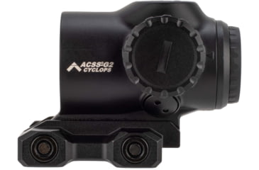 Image of Primary Arms SLX 1X MicroPrism, Red Illuminated ACSS Cyclops Gen II Reticle, Black, 710034