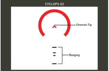 Image of Primary Arms SLX 1X MicroPrism, Red Illuminated ACSS Cyclops Gen II Reticle, Black, 710034
