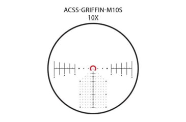 Image of Primary Arms The SLx 1-10x28mm Rifle Scope, Second Focal Plane, ACSS Griffin M10S, Black, 610156
