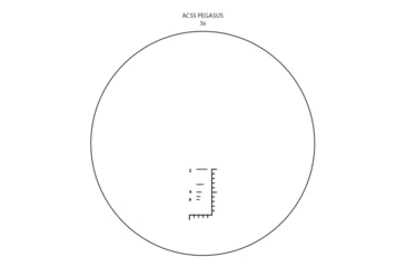 Image of Primary Arms SLx 3x21mm Micro Magnifier Red Dot Sight, ACSS Pegasus Reticle, Black, 510011