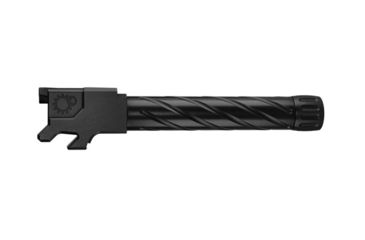 Image of Primary Machine CZ P-10C Match Grade Barrel 9mm, Threaded and Fluted, Black Nitride P10C/THRD/FLUT/BLK