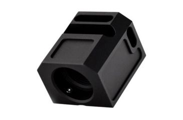 Image of Primary Machine Glock Stealth Comp 9mm, 1/2-28 Thread, Black Anodize, SC/GLK/BA/1228