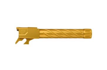 Image of Primary Machine Match Grade Barrel, CZ P-07, 9mm, 1-10 Twist, 1/2x28 Thread, Titanium Nitride P07/THRD/FLUT/TIN