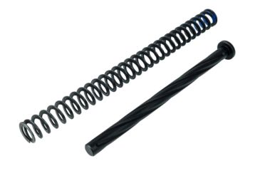 Image of Primary Machine P10C Guide Rod Fluted w/ 15lb Recoil Spring, Black Nitride P10C/GUIDEROD/BLK/15