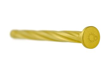 Image of Primary Machine P10C Guide Rod Fluted w/ 15lb Recoil Spring, Titanium Nitride Gold P10C/GUIDEROD/TiN/15
