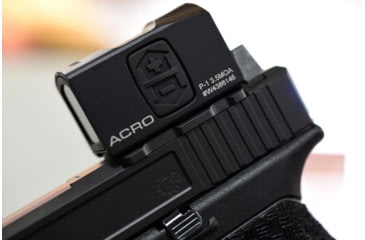 Image of Primary Machine Trijicon RMR to Aimpoint Acro Adaptor, 150 inch height, Black Anodized, RMR/ACRO150/BA