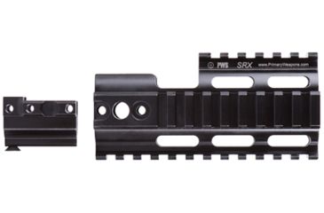 Image of Primary Weapons Systems FN SCAR SRX 2.7 Inch Top Extension Rail w/ 2 Quick Detach Sling Swivel Points, Black, PWS4FNSRXB1