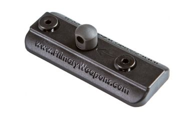 Image of Primary Weapons Systems PWS KeyMod Bipod Adapter for Harris Style Bipods, Black, 5KMHBEA2