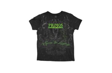 Image of Primos Hunting AOP Deer Short Sleeve T-Shirt - Green/Black, 3XL 53520