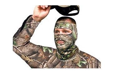 Image of Primos Stretch-Fit Face Mask, 3/4, Cotton, Realtree APG HD, 6737