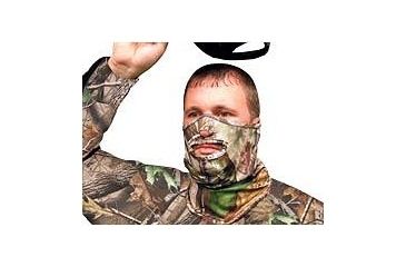 Image of Primos Stretch-Fit Face Mask, 1/2, Realtree APG HD, 6739