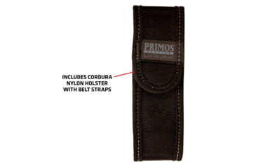 Image of Primos Bloodhunter HD LED Flashlight, CR123, 600 Lumens, Black/Red, 61107