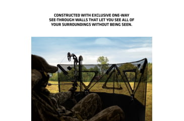 Image of Primos Hunting Double Bull Stakeout Blind w/ Surroundview, Camo, 65158