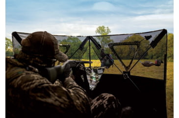 Image of Primos Hunting Double Bull Stakeout Blind w/ Surroundview, Camo, 65158